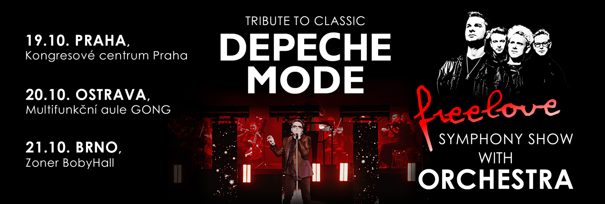 Tribute to classic DEPECHE MODE - "FREELOVE SYMHONY" Show s Orchestrem